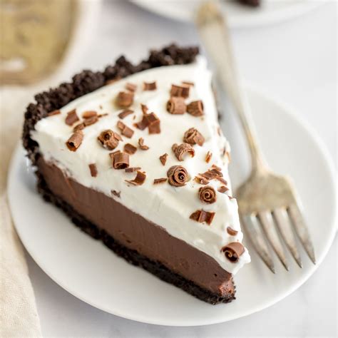 Homemade Chocolate Cream Pie Cafe Delites