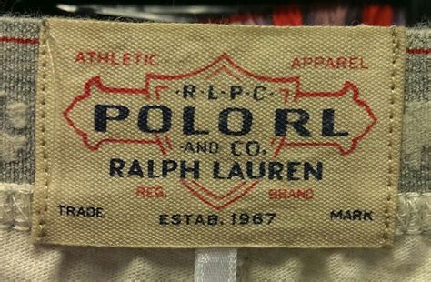 Ralph Lauren Printed Canvas Label Woven Labels Leather Label