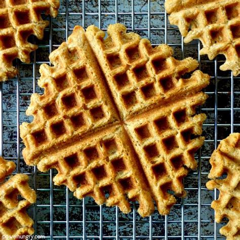 Vegan Gluten Free Oat Waffles Easy Healthy Power Hungry Recipe