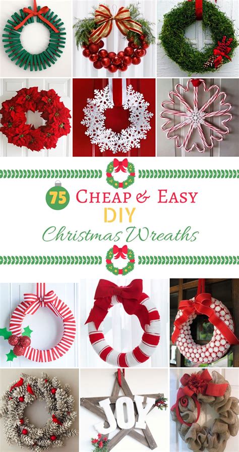 20 Easy Christmas Wreaths To Make Pimphomee