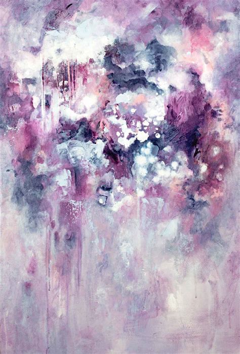 Purple Haze Abstract Art Print Kate Fisher Artist