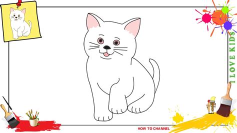 It's like the telephone game, but with drawing. How to draw a cat 3 SIMPLE, EASY & SLOWLY step by step for ...