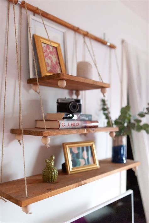 25 Hanging Shelves Ideas In Various Styles Digsdigs