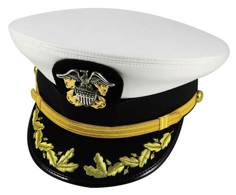 Us Navy Commander Or Captain Hat Usa United States Peak Cap With