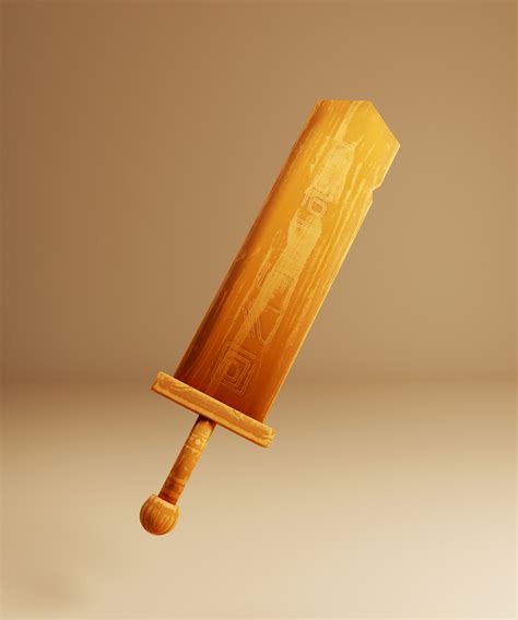 artstation wooden sword