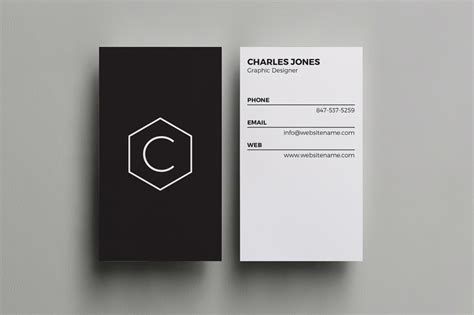 Get up to 35% off. 7 Clean Minimal Business Cards - v4 - Graphic Pick
