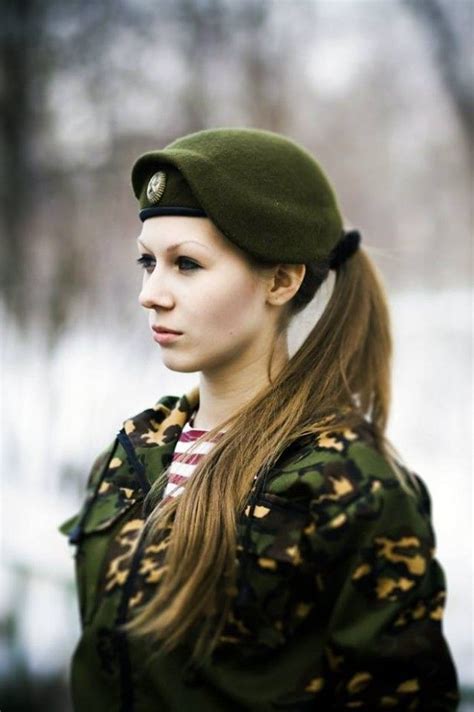 Russian Army Girl Why Can We Wear Pony Tails Again 3d Foto Tough