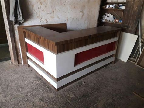 Wooden Cash Counter Design