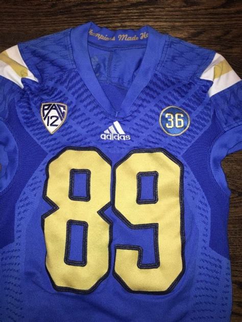 First, let's take a look at. Game Worn UCLA Bruins Football Jersey Used adidas #89 Size XL - D1Jerseys