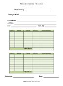 home caregiver timesheet printable