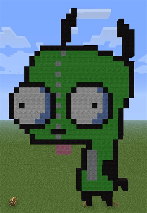 Minecraft Pixel Art Gir 2 By Aurora Bloodshard On Deviantart