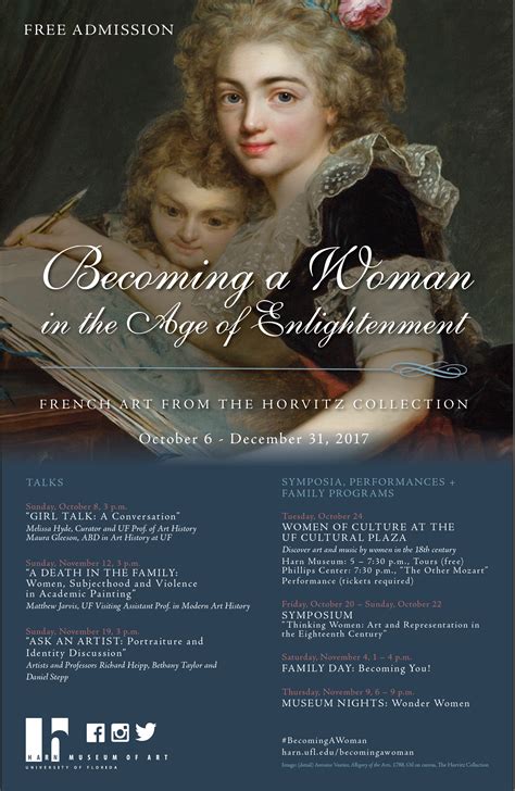 Becoming A Woman In The Age Of Enlightenment French Art From The