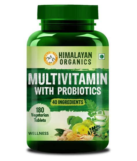 Himalayan Organics Multivitamin With Probiotic 180 Nos Multivitamins