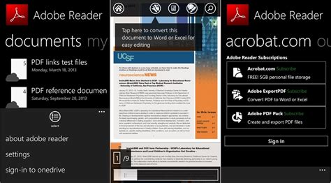 Download Adobe Reader 10.4.3.0 for Windows Phone 8 - Softpedia