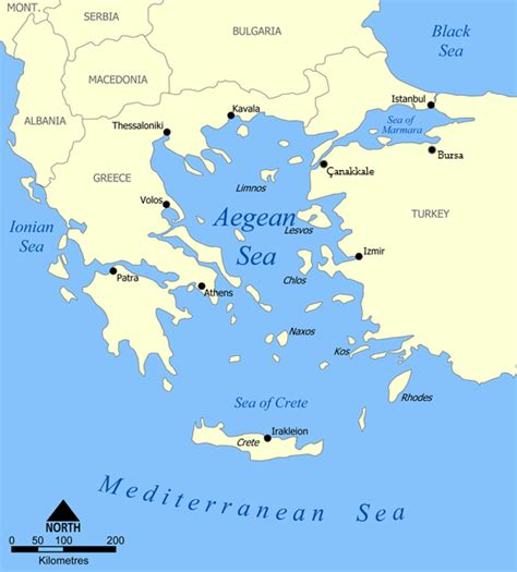 Aegean Sea And Islands Iasbaba