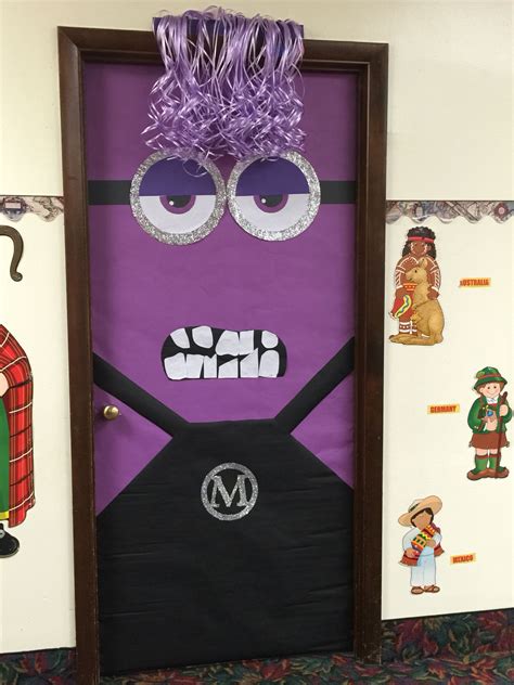 My Purple Minion Door Despicable Me 2 Minion Halloween Halloween
