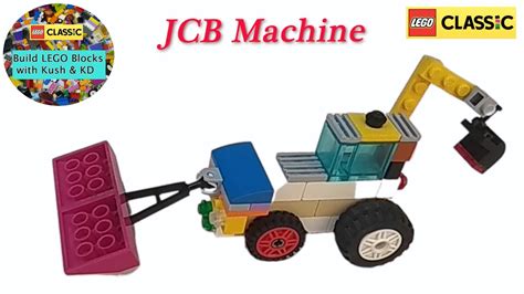 Lego Jcb Machine With Lego Classic 10715 Moc Building Instructions