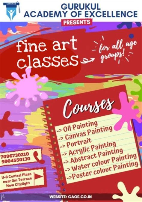 Fine Art Classes Gurukul Academy Of Excellence