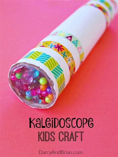 Grab Your Craft Supplies And Make This Kaleidoscope With Your Kids