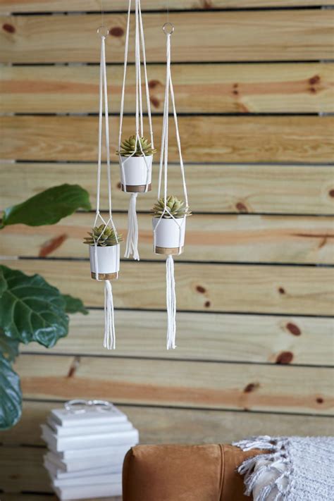 Throw it back to 70s style with an adorable macrame plant hanger you can make in minutes.subscribe to the better homes and gardens channel: How to Make a Simple Macrame Plant Hanger | Macrame plant ...
