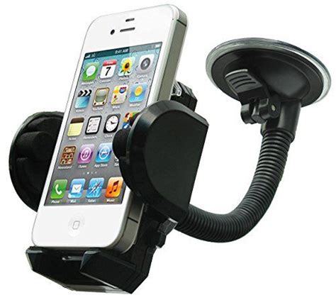 Lotfancy Cell Phone Holder Mobile Phone Car Mount 360 Rotation