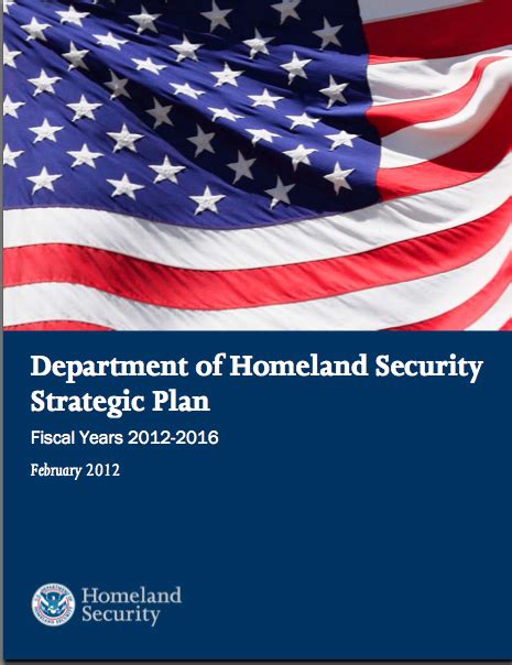 Department Of Homeland Security Strategic Plan Fiscal Years 20122016