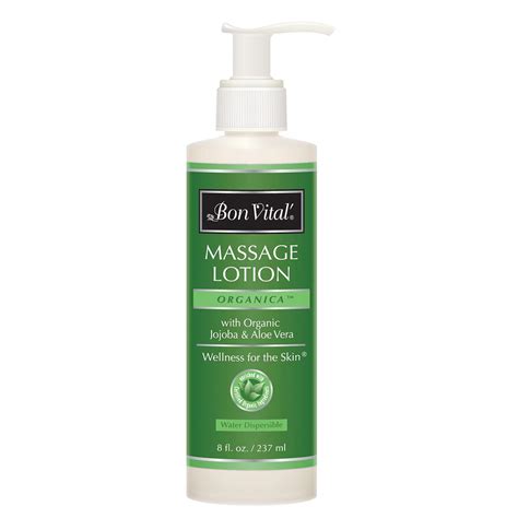 Bon Vital Organica Massage Lotion Massage Lotions Oils And Creams