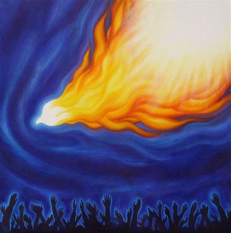 Christian Pictures Holy Spirit Fire In A Dove Descending Symbolizing