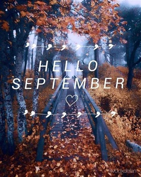 10 Hello September Quotes To Welcome The New Month Herbst Hintergrund