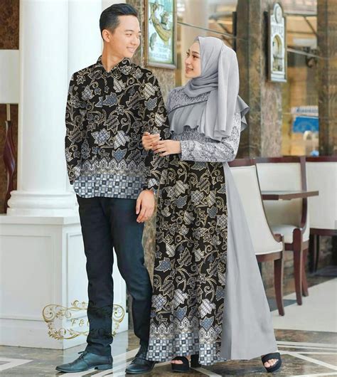 Baju setelan couple motif batik pergi pesta kondangan kekinian fashion: Baju Couple Kondangan Kekinian : 20 Inspirasi Baju Couple ...