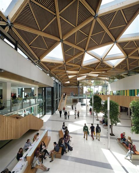 University Of Exeter Forum Wilkinson Eyre Roof Architecture Canopy
