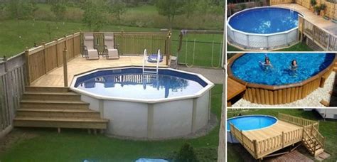 How much does an above ground pool cost to build? How to Build a Deck around a Pool | Home Design, Garden ...