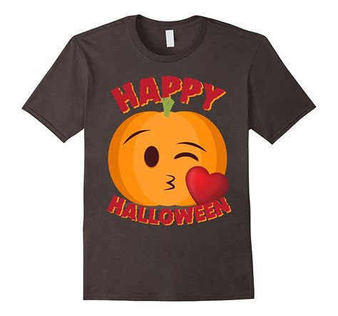 Halloween Blowing Kiss Emoji Pumpkin T Shirt Tshirt Sfs Sunflowershirt