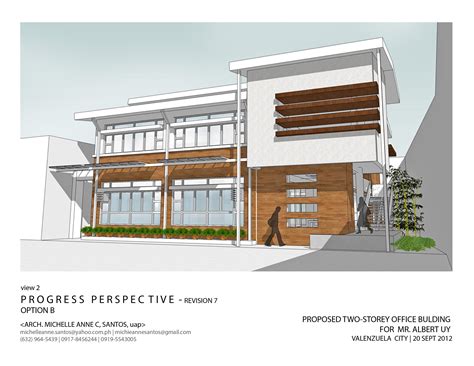 Simple Small Office Building Exterior Design