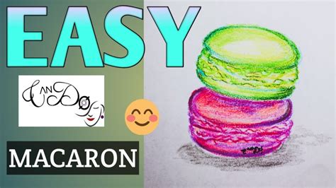 How To Draw A Macaron Step By Step For Beginners Easy Macaron Drawing