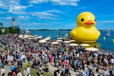 Worlds Largest Rubber Duck Returns To Toronto This Summer 2023 To