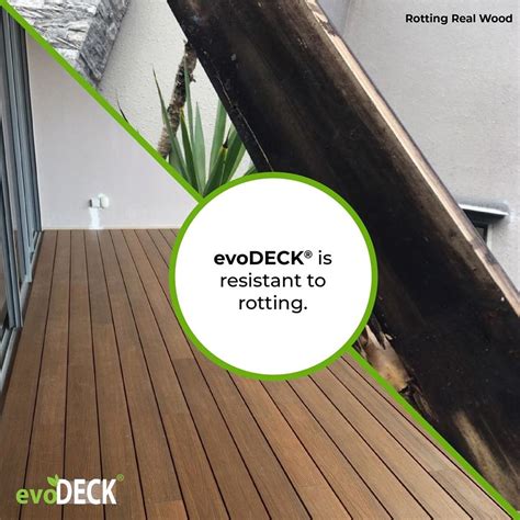 They will never have the character or beauty of a our #1 choice for outdoor projects is thermally modified wood because it has all the benefits of the. Wave goodbye to rotting real wood and say hi to evoDECK ...