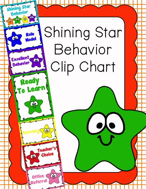 Behavior Clip Chart Behavior Management Shining Star Behavior