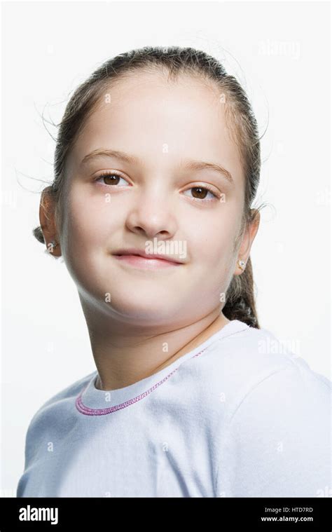 Portrait Of A Young Girl Stock Photo Alamy