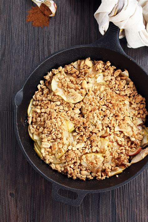 Inspiralized Easy Apple Crisp With Peanut Butter Granola Nutrition Line