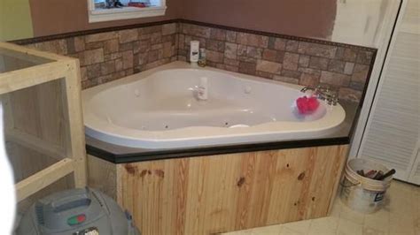 Now you need set the american standard whirlpool tub into its place on the mortar floor. American Standard EverClean 77 in. Acrylic Corner Drop-in ...