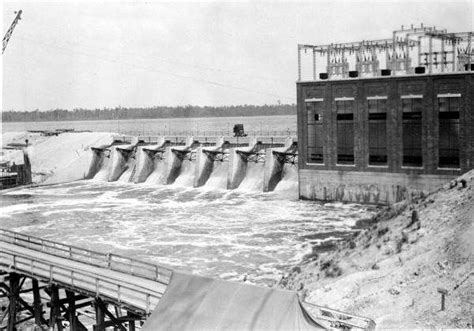Florida Memory Spillway At The Dam Jackson Bluff Leon County Old