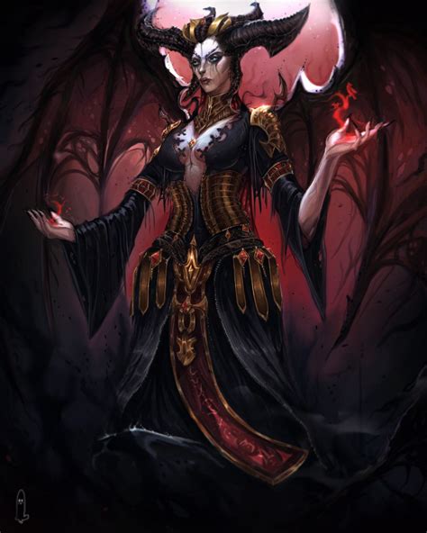 Diablo Lilith Fan Art By Dexiuss On Deviantart