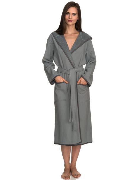 TowelSelections TowelSelections Women S Robe Cotton Lined Hooded Terry Bathrobe Walmart Com