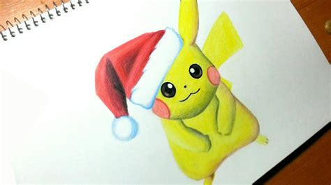 How To Draw Christmas Pikachu Step By Step How To Draw Pikachu Step