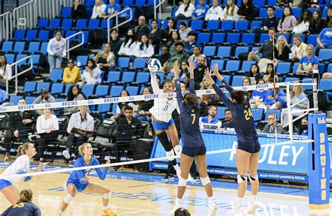 Ucla Womens Volleyball Reverse Sweeps California To Keep Winning