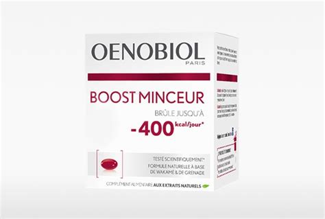 Boost Minceur Innovation Oenobiol 2017 Pour Perdre 400 Kcalories Par Jour