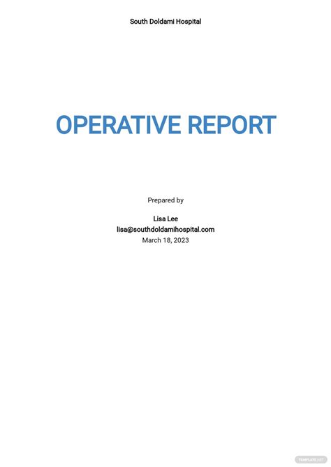 10 Free Operations Report Templates Edit And Download
