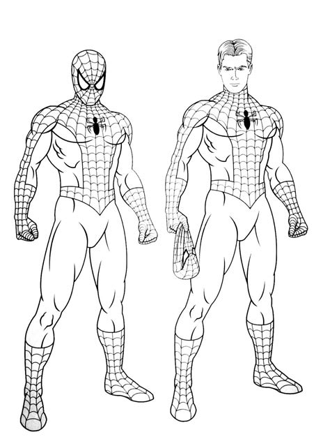Omalovánka Jednoduché Kreslení Spiderman K Vytisknutí Zdarma