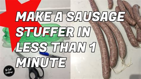 New Hack Make A Simple Sausage Stuffer For Homemade Sausages And